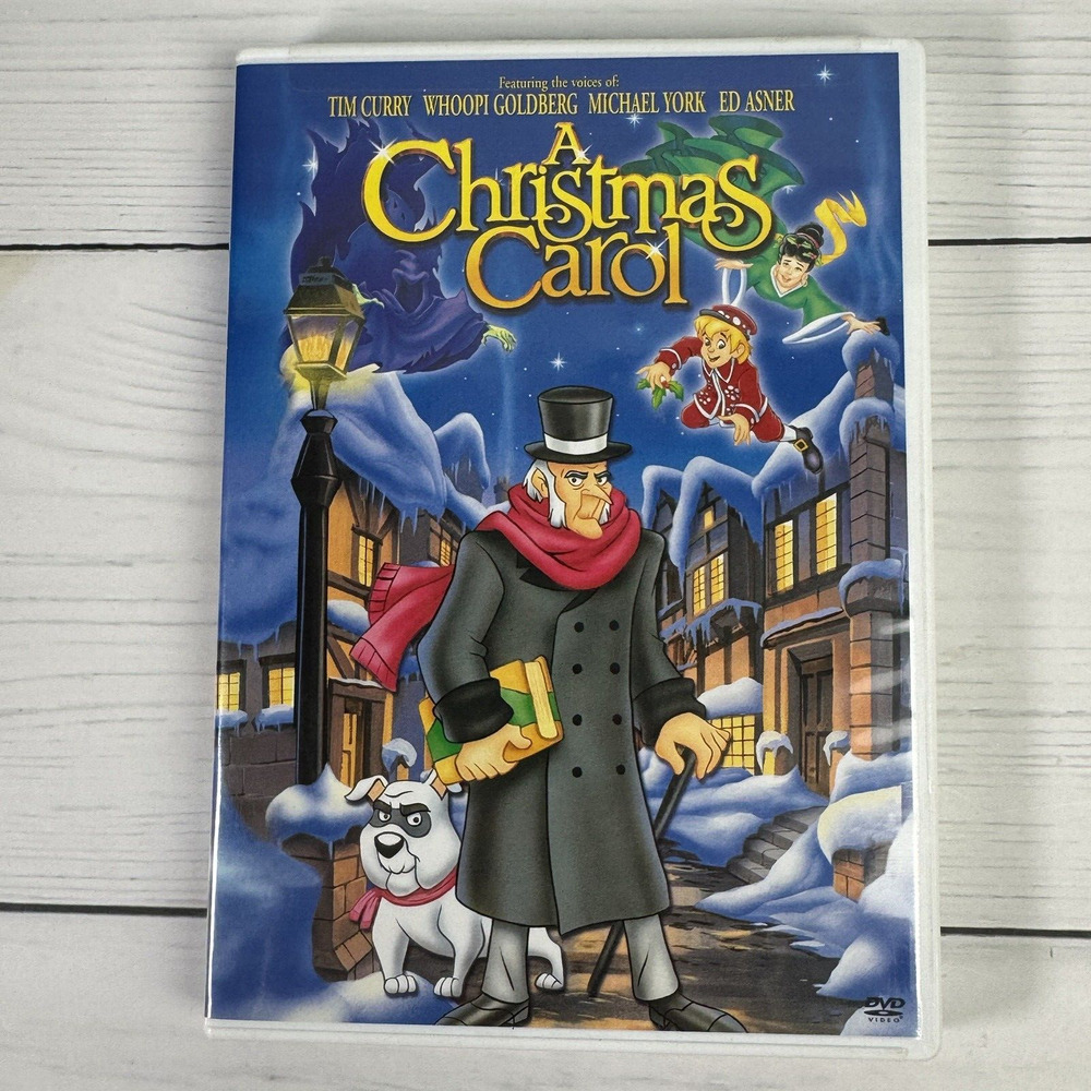A Christmas‎ Carol Movie Dvd Animated Cartoon New Sealed VTG